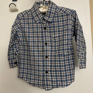 The Children’s Place Plaid Button Down 18M